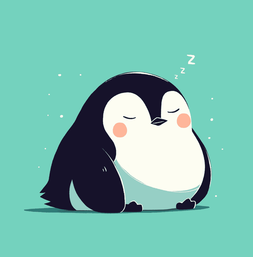 Penguin 019 original repeating artwork