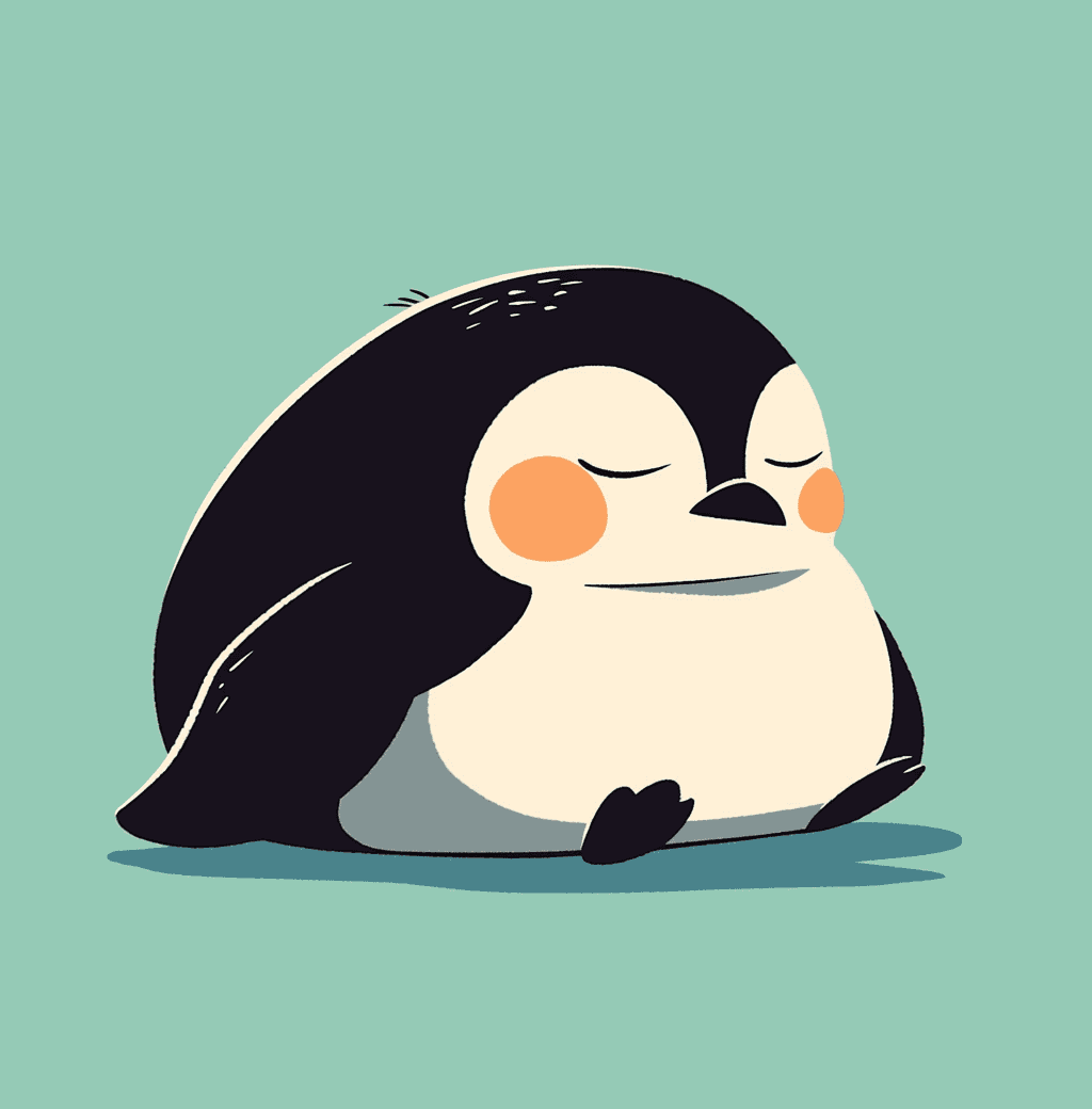 Penguin 073 original repeating artwork