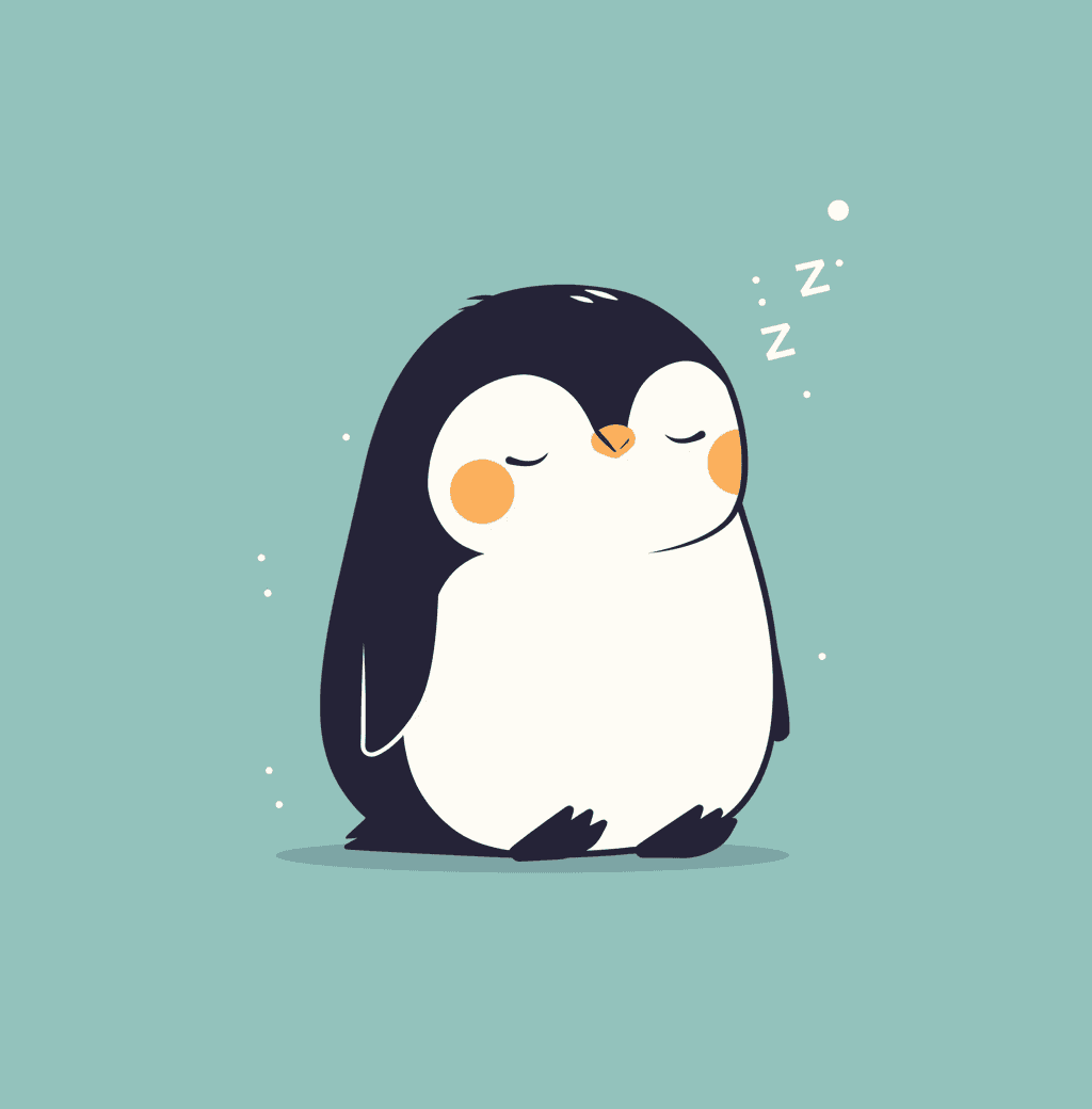 Penguin 077 original repeating artwork