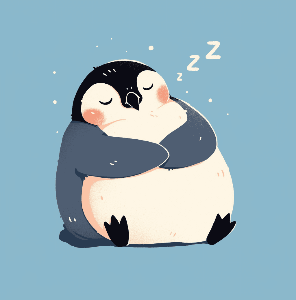 Penguin 087 original repeating artwork