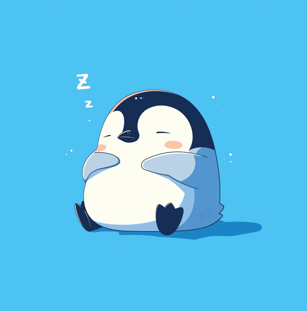 Penguin 001 original repeating artwork
