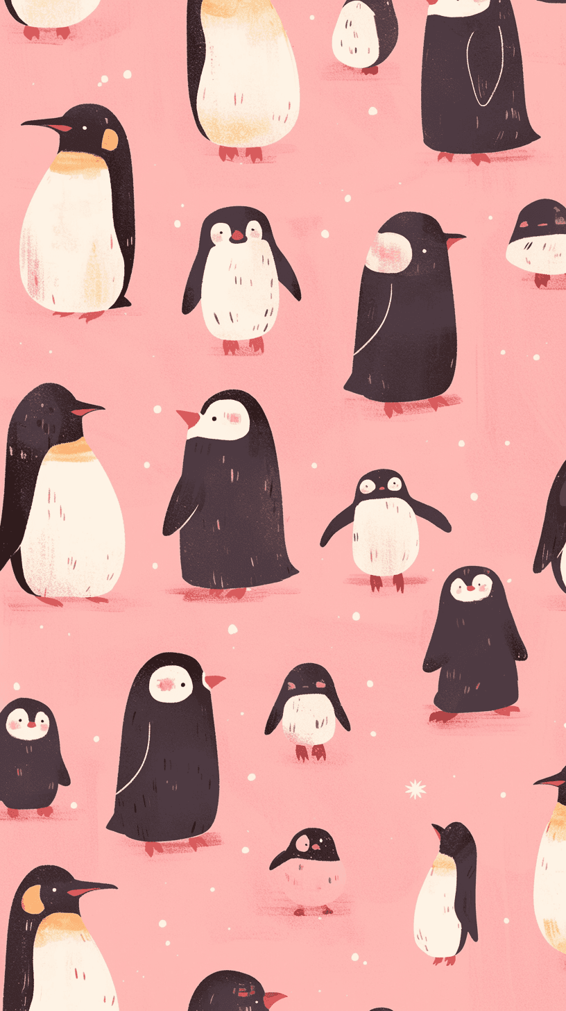 Penguin 094 original repeating artwork