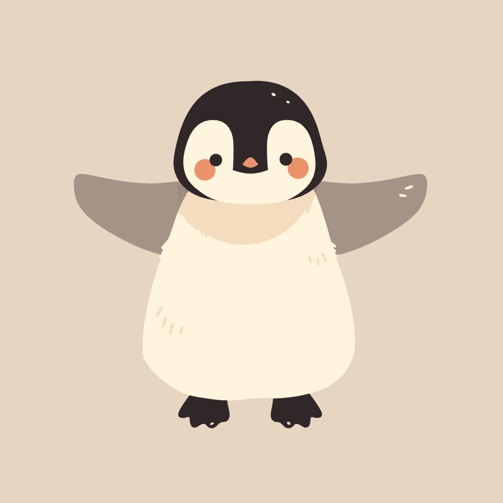 Penguin Boulevard original repeating artwork