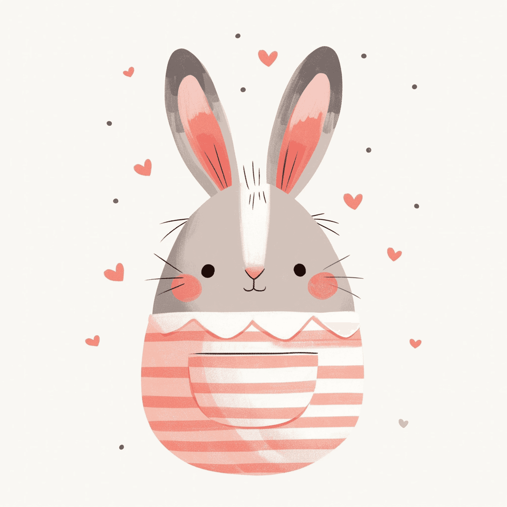 Bunny Harbor original repeating artwork