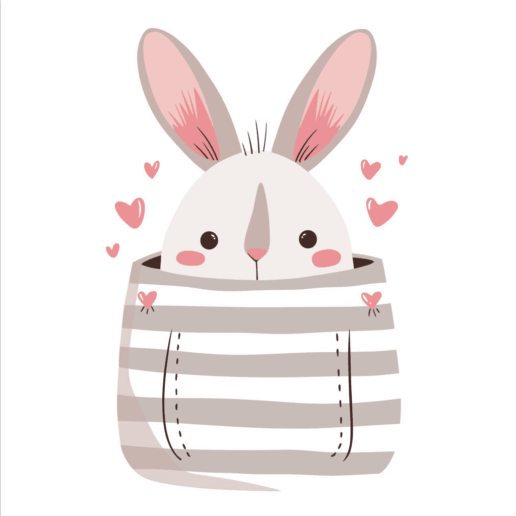 Bunny Midnight original repeating artwork
