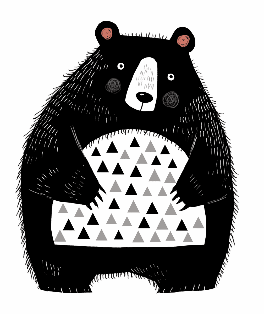 Bear 601 original repeating artwork