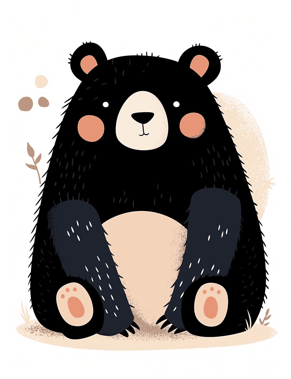 Bear 687 original repeating artwork