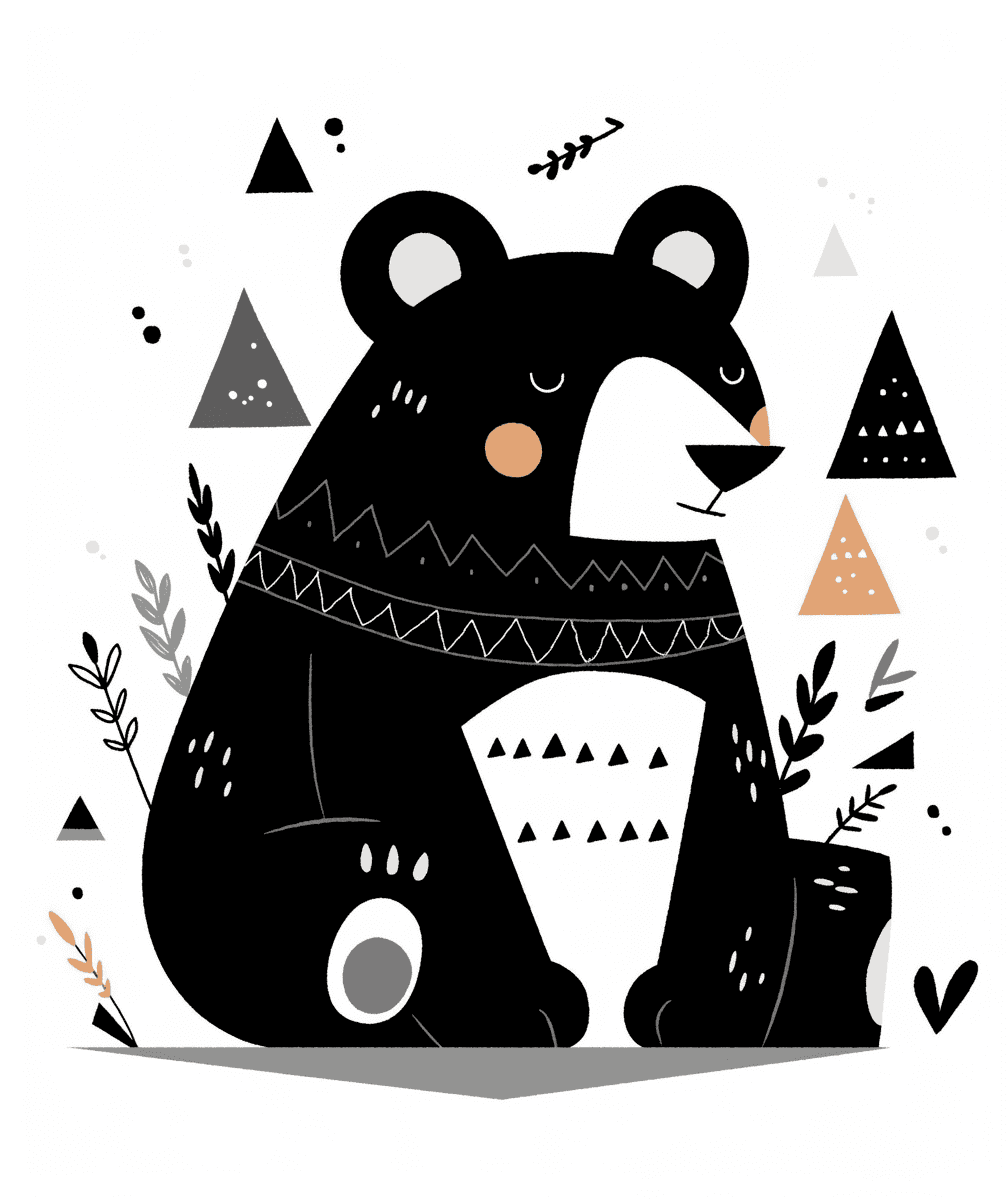Bear 540 original repeating artwork