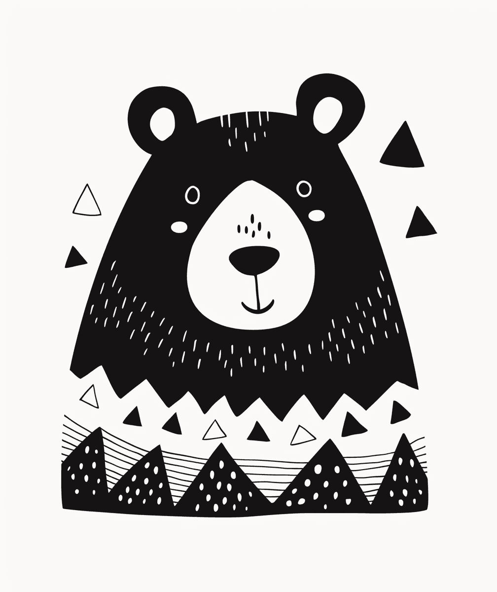 Bear 484 original repeating artwork