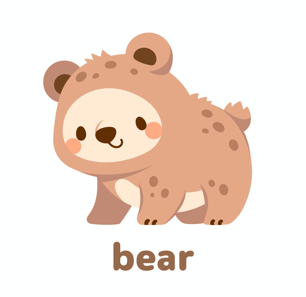 Bear Seek original repeating artwork
