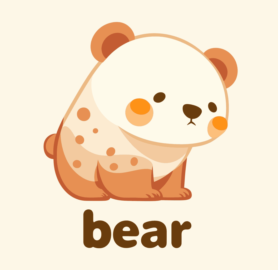 Bear Ride original repeating artwork