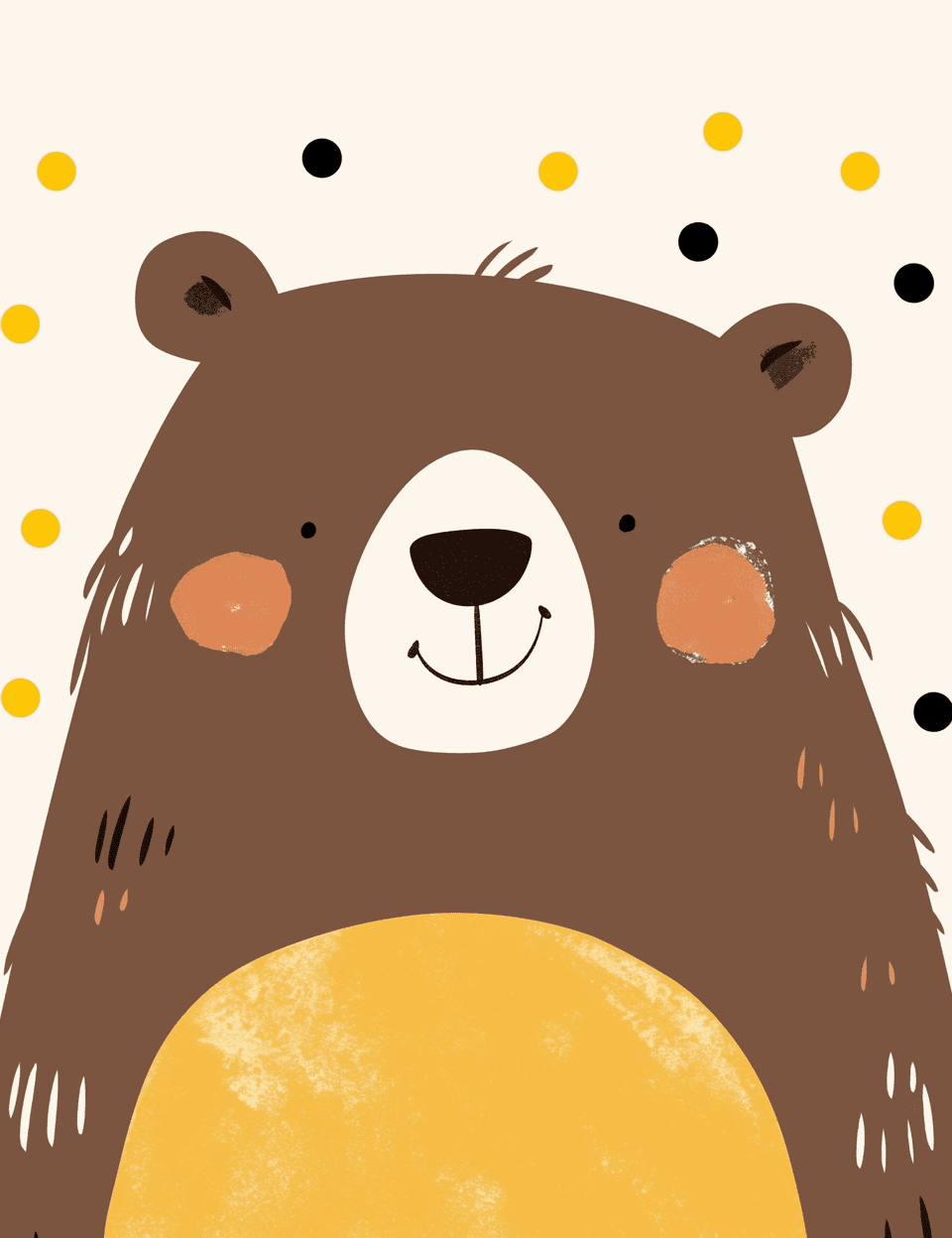 Bear 320 original repeating artwork