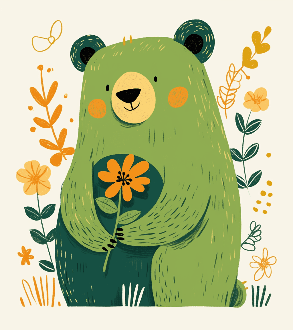 Bear 233 original repeating artwork