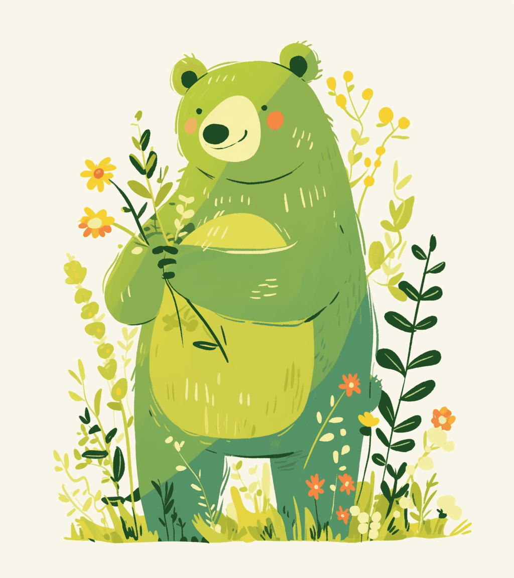 Bear Press original repeating artwork