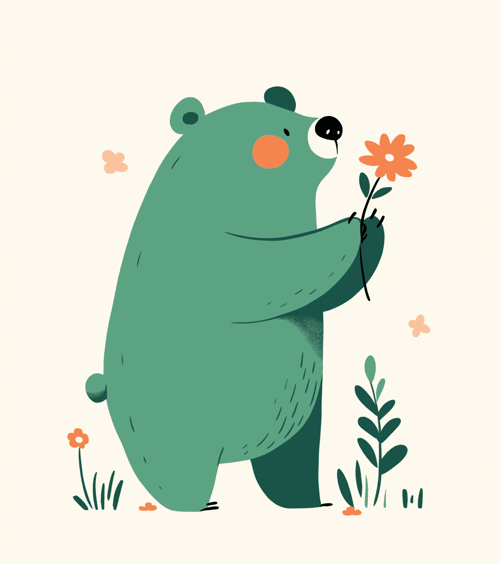 Bear 456 original repeating artwork