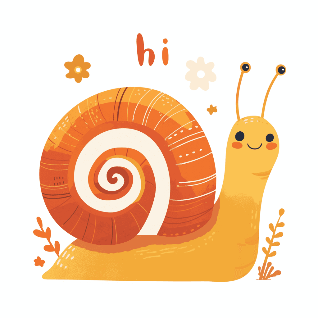 Snail 001 original repeating artwork