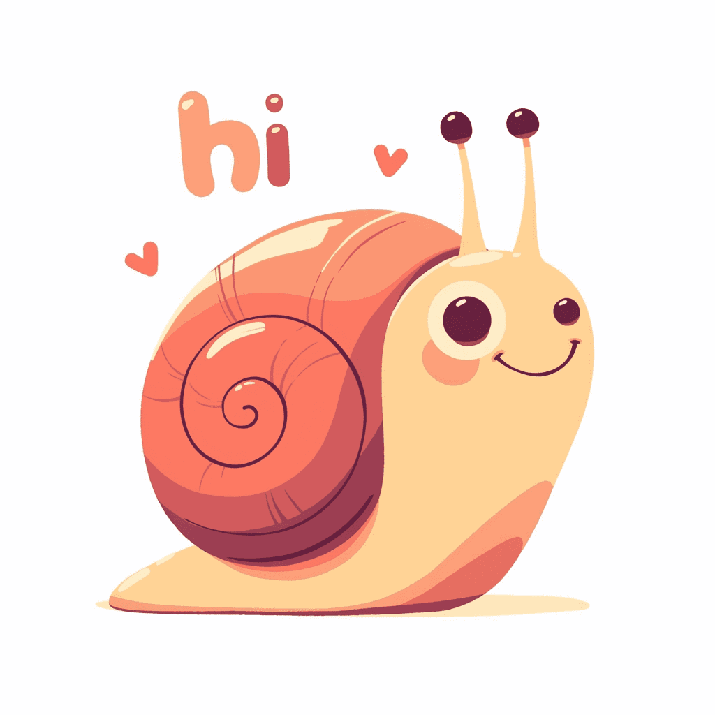 Snail Club original repeating artwork