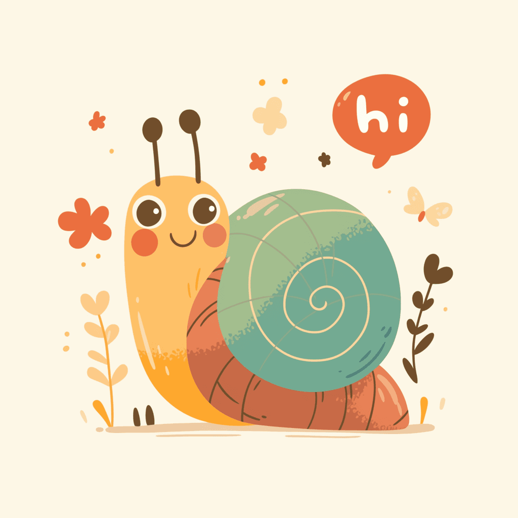 Snail 002 original repeating artwork