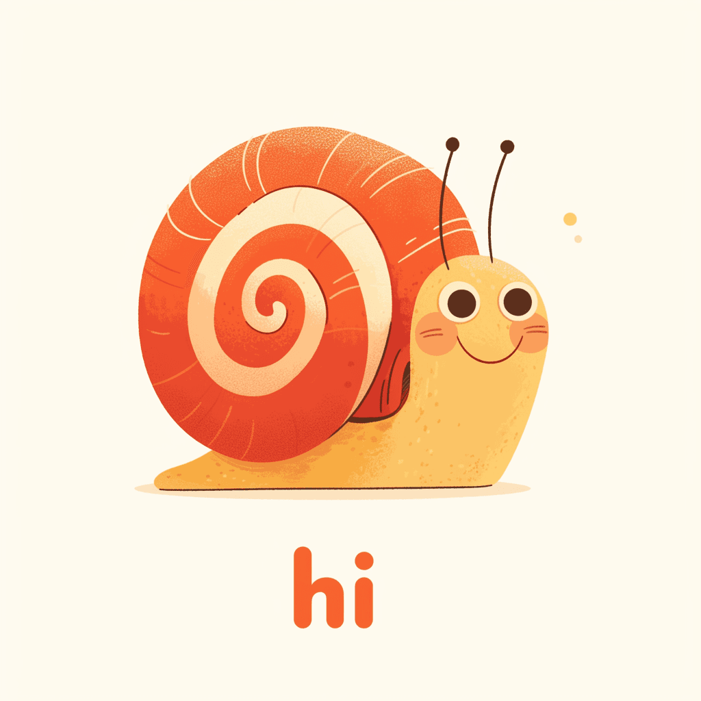 Snail Crew original repeating artwork