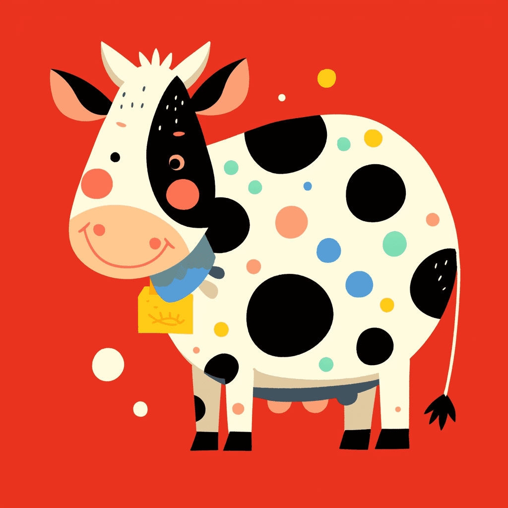 Cow Gang original repeating artwork