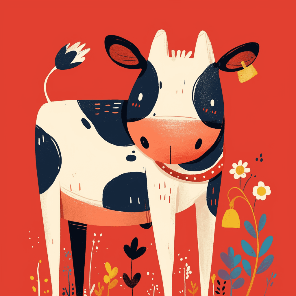 Cow Festival original repeating artwork
