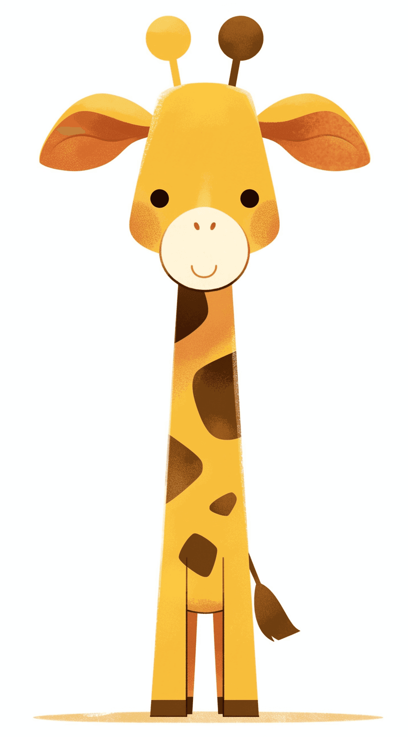 Giraffe Bop original repeating artwork