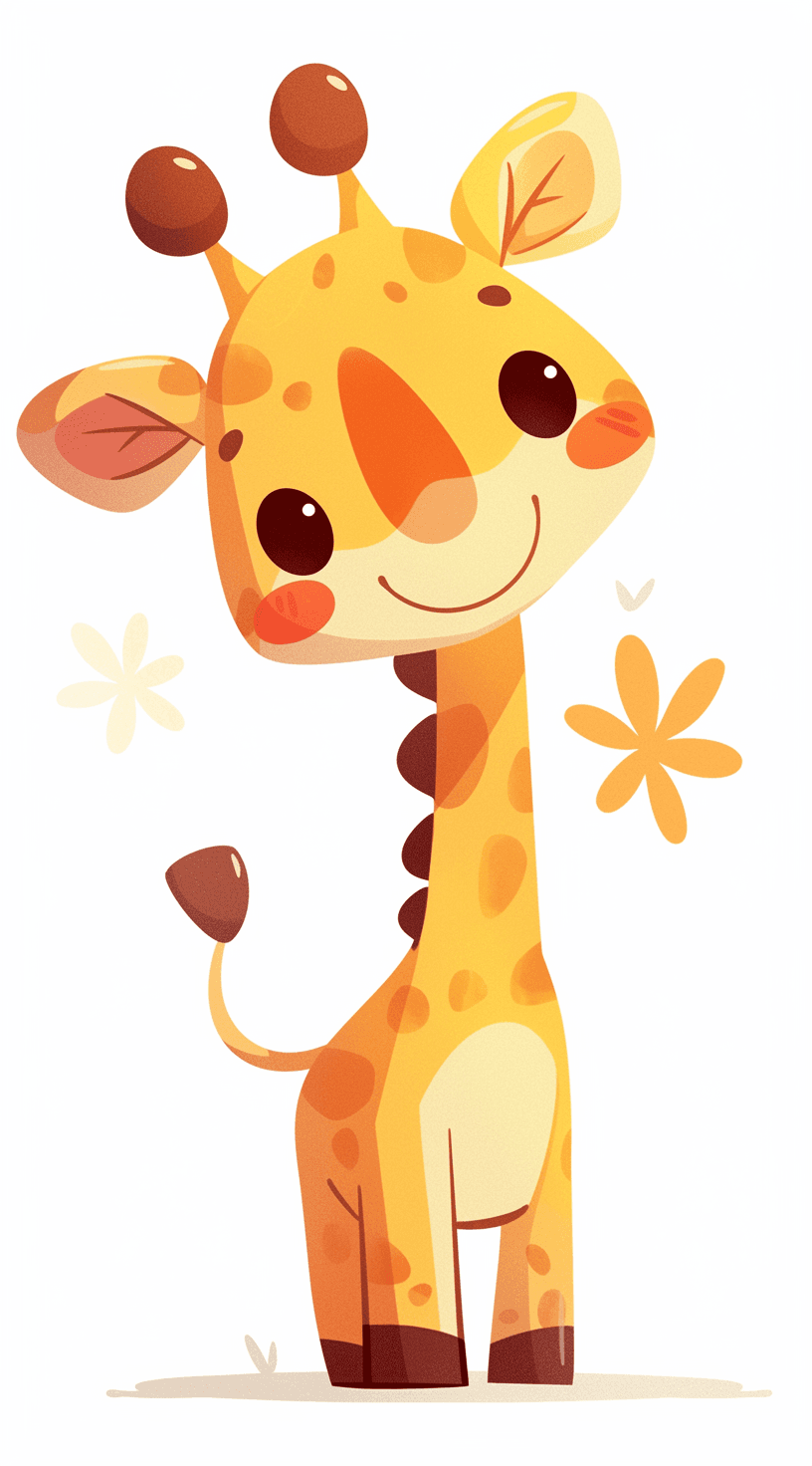 Giraffe Echo original repeating artwork