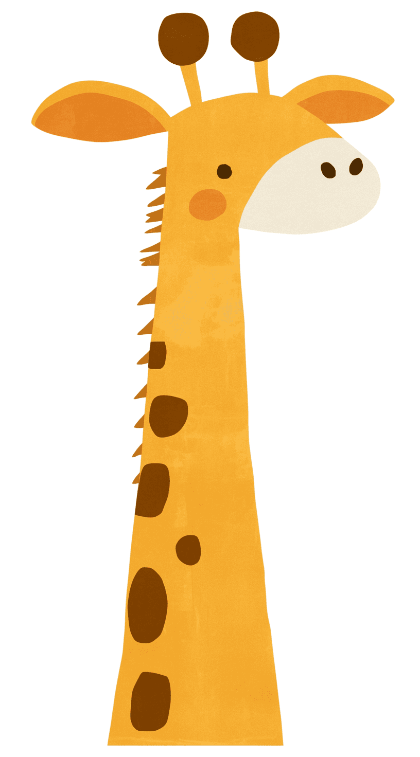 Giraffe Squad original repeating artwork