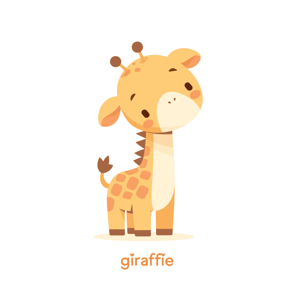 Giraffe Fair original repeating artwork
