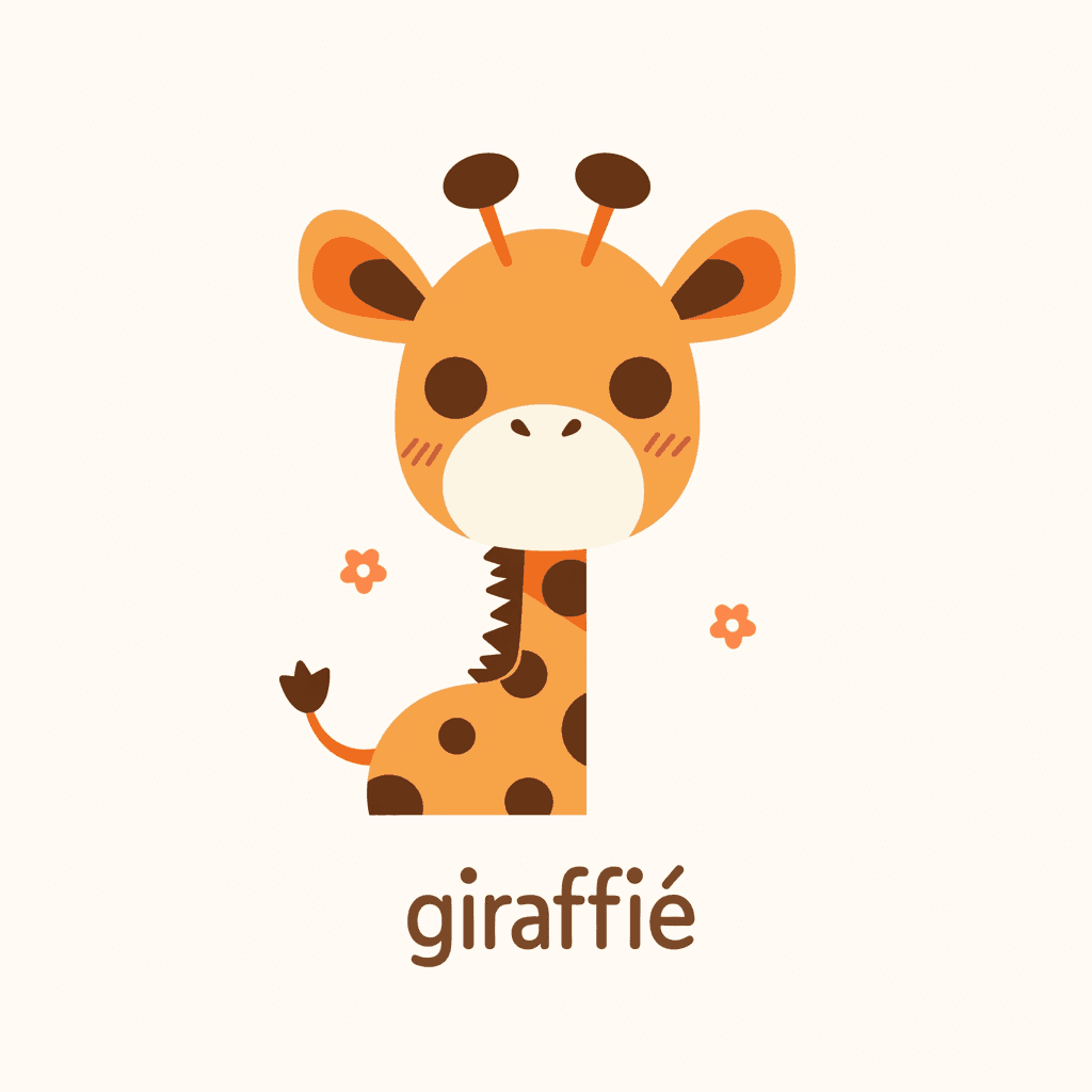 Giraffe Collective original repeating artwork