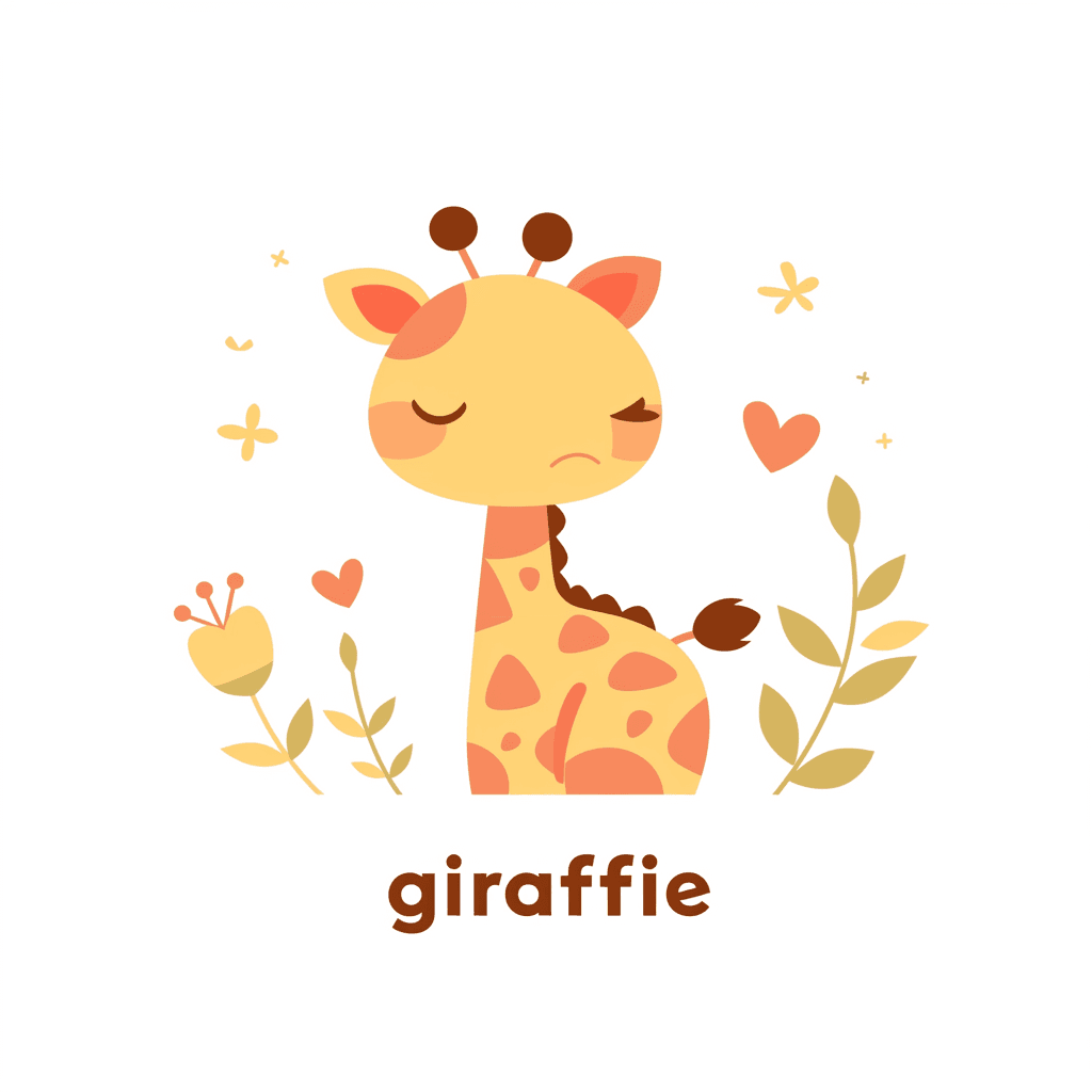 Giraffe Show original repeating artwork