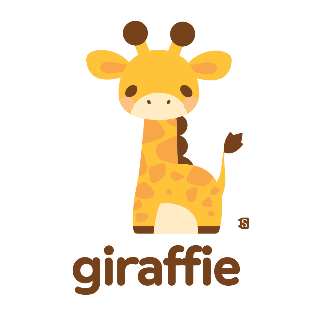 Giraffe Pop original repeating artwork