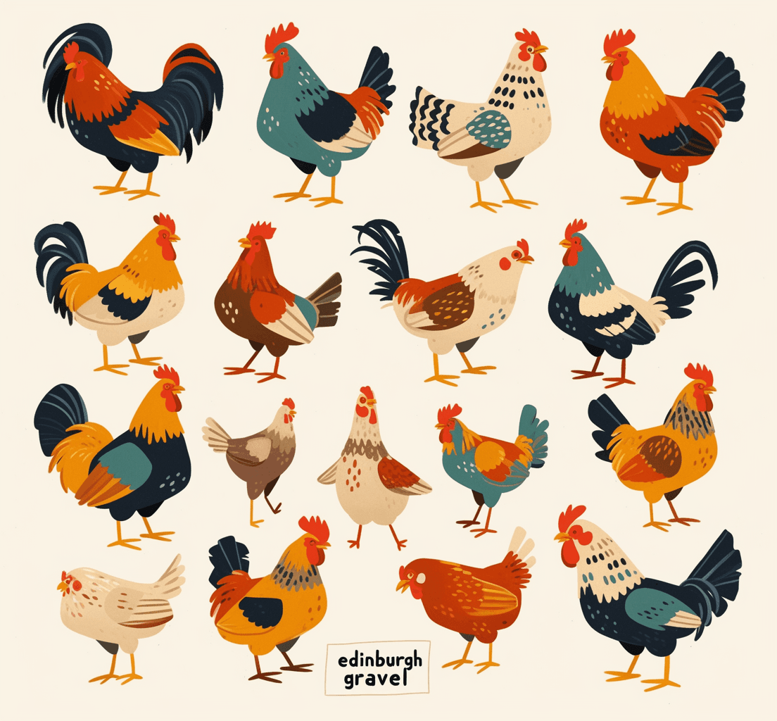 Chicken Fizz original repeating artwork