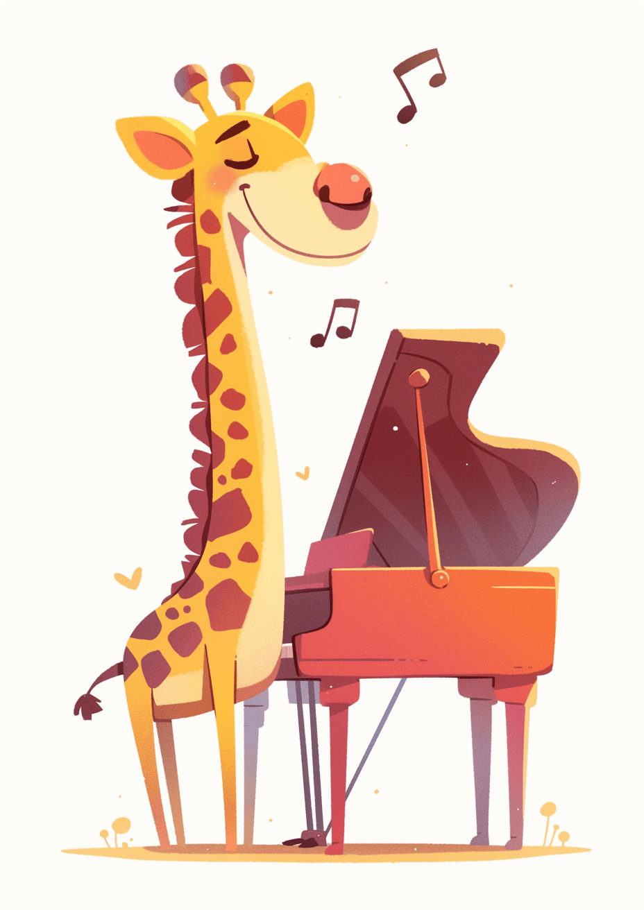 Giraffe Crew original repeating artwork