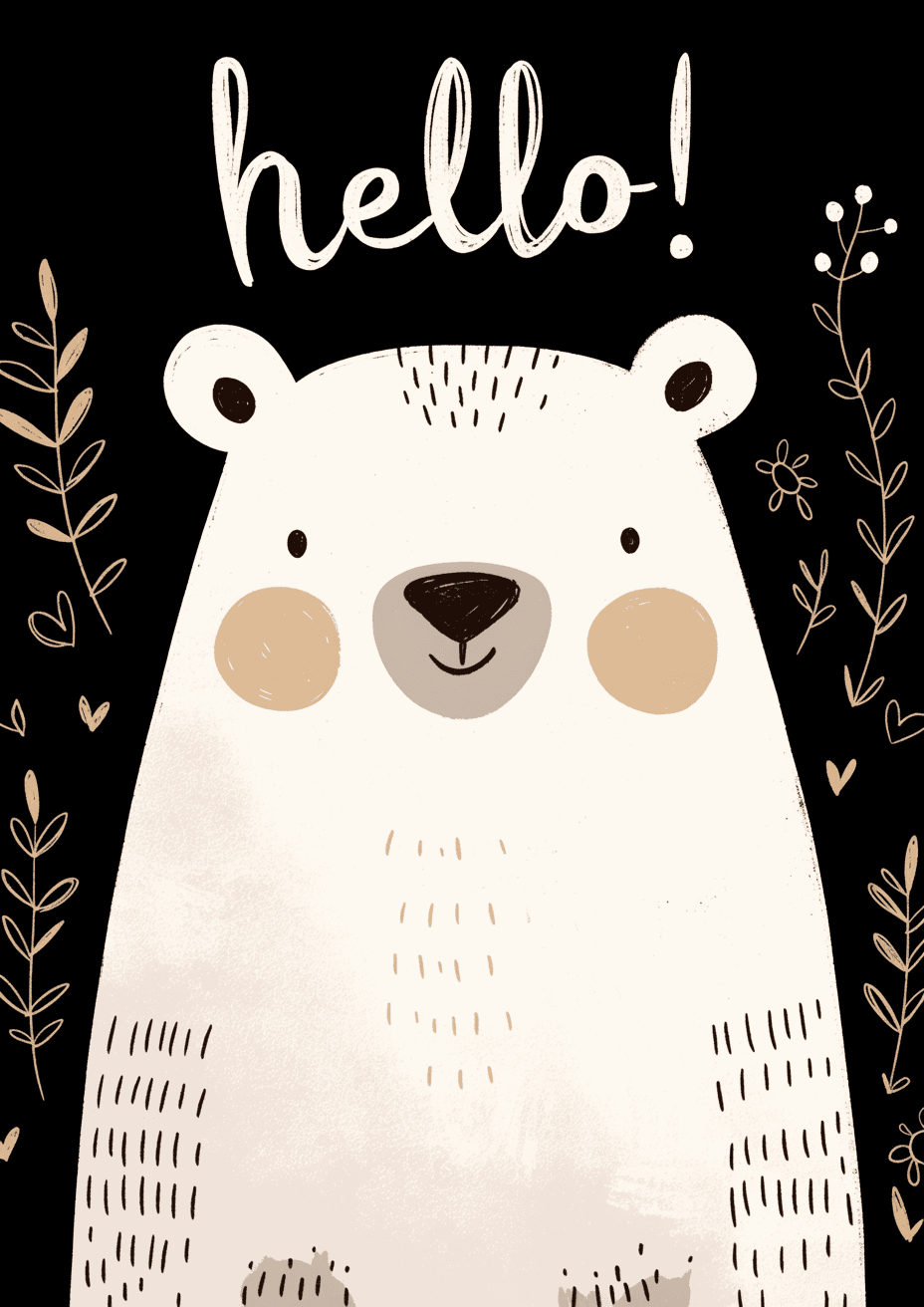 Bear 547 original repeating artwork