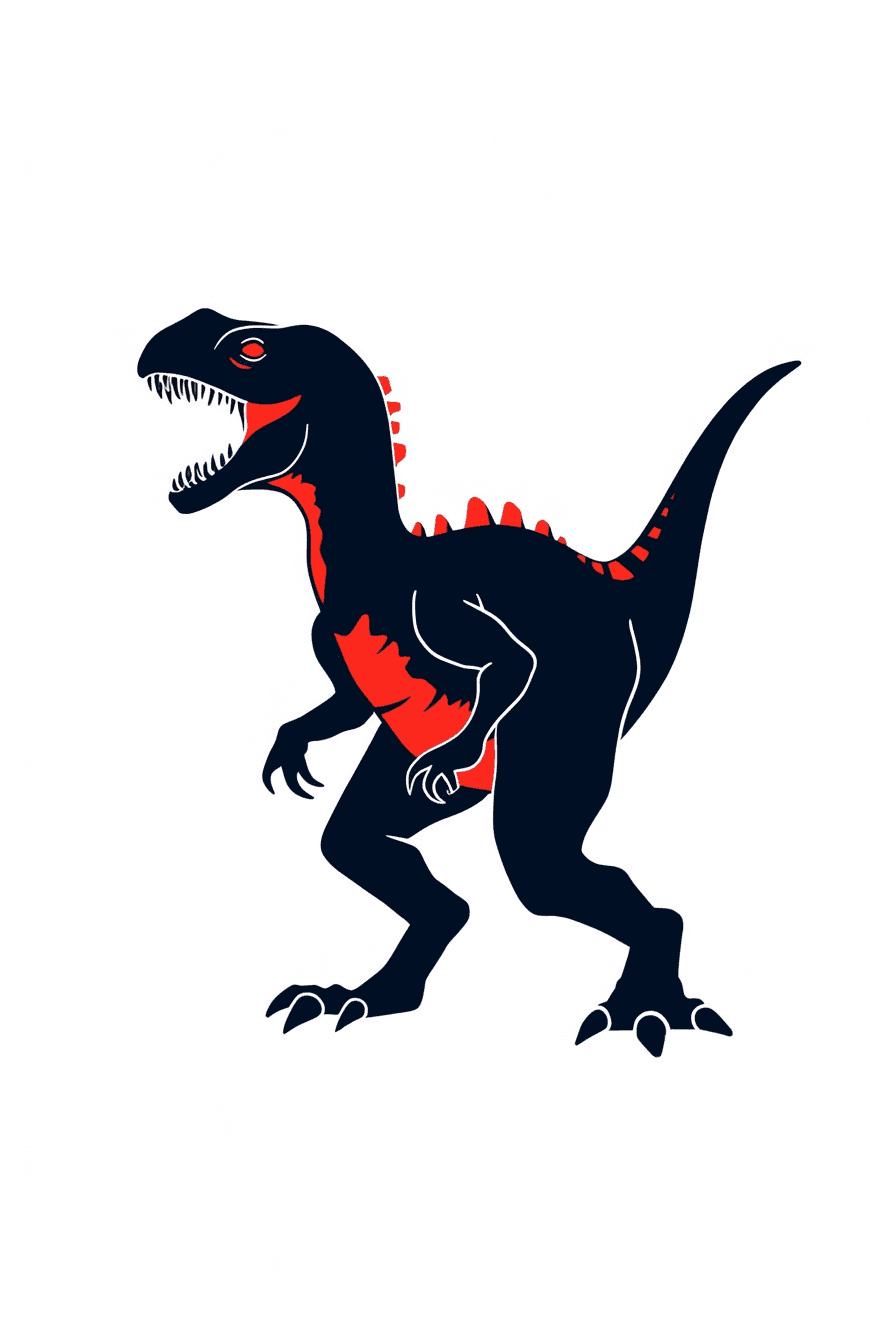 Dinosaur Dash original repeating artwork