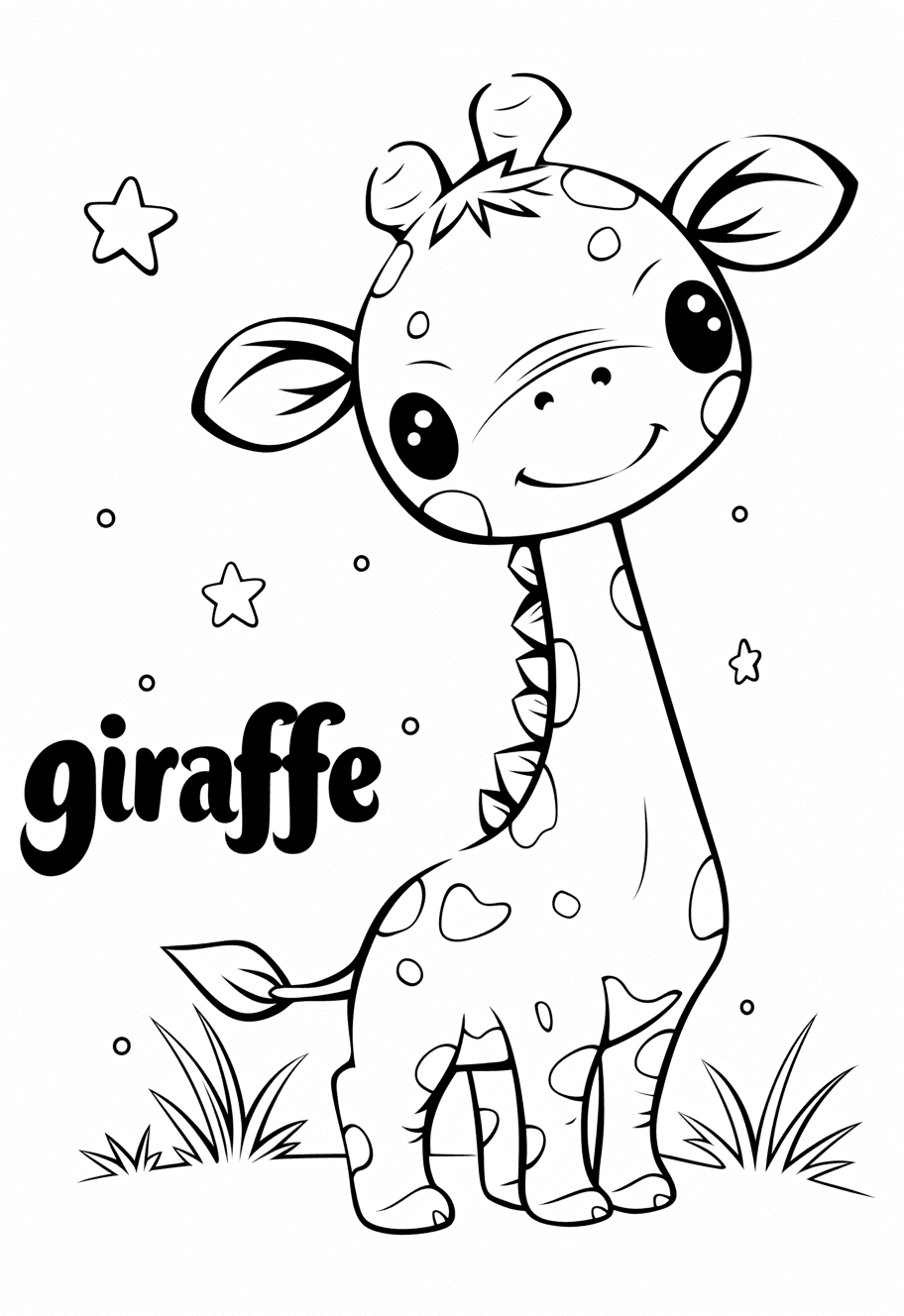 Giraffe 010 original repeating artwork