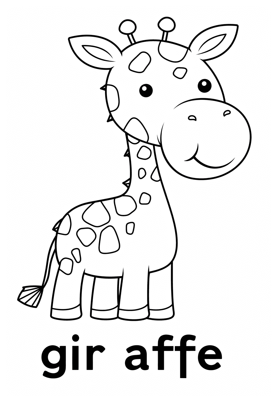 Giraffe Parade original repeating artwork