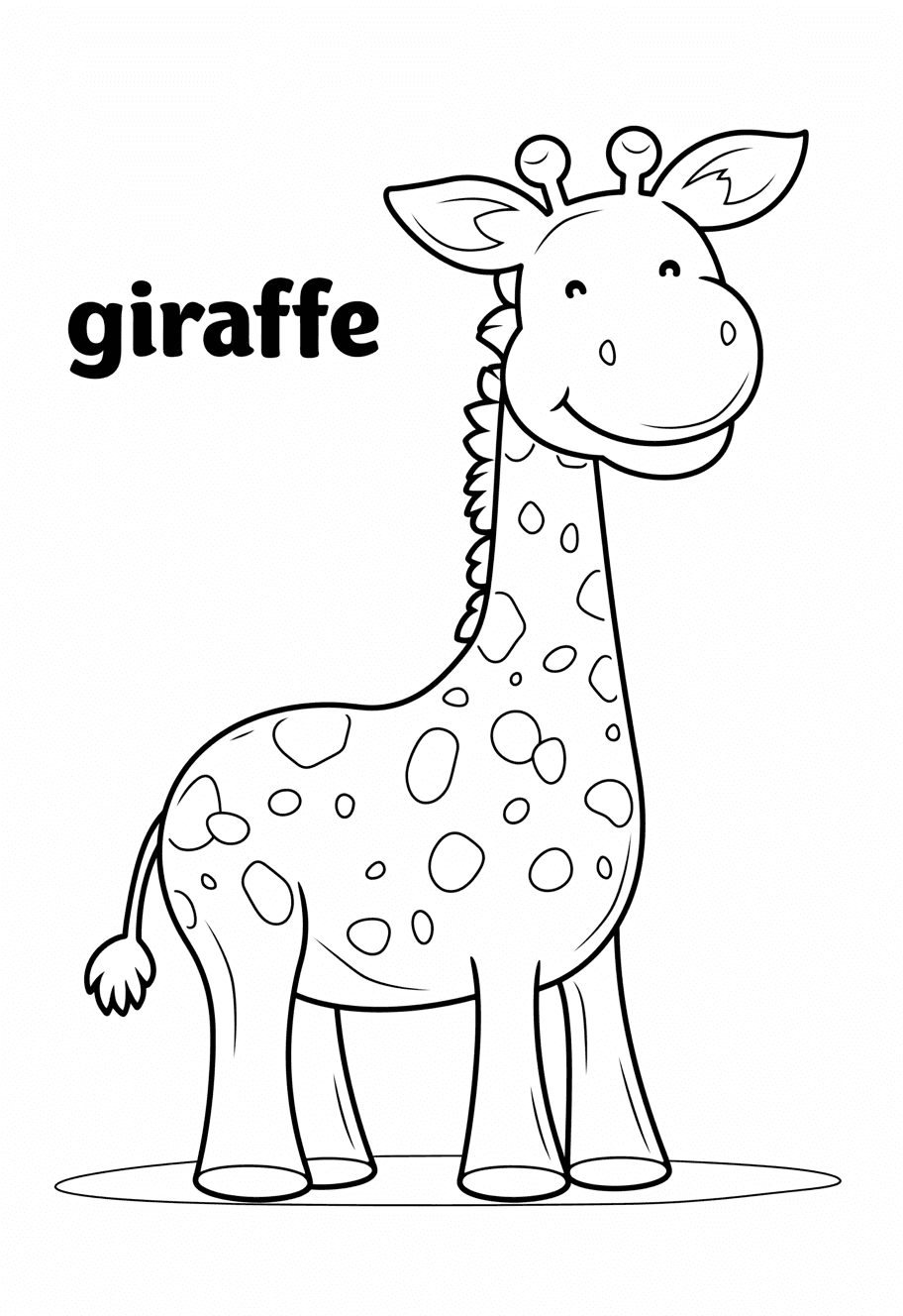 Giraffe Burst original repeating artwork