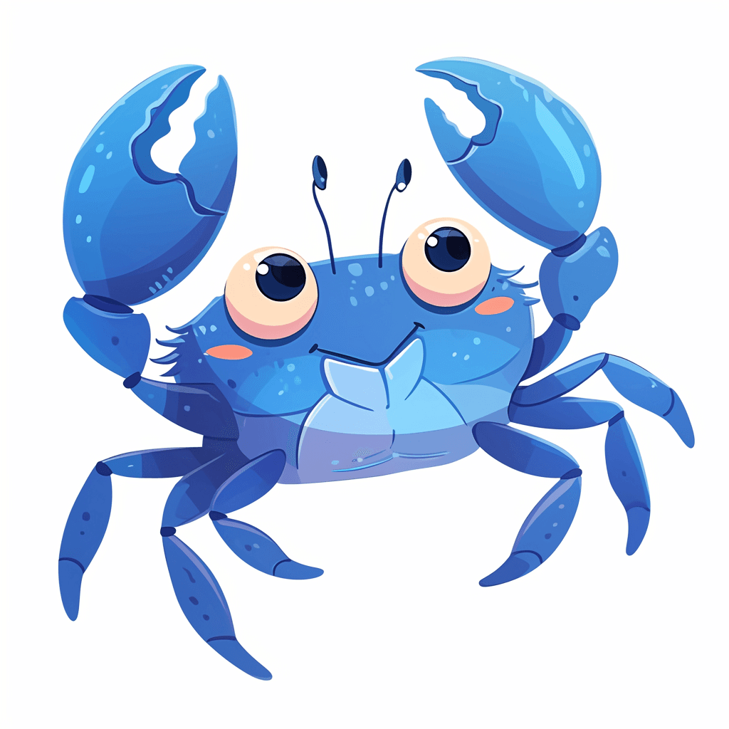 Crab Snap original repeating artwork