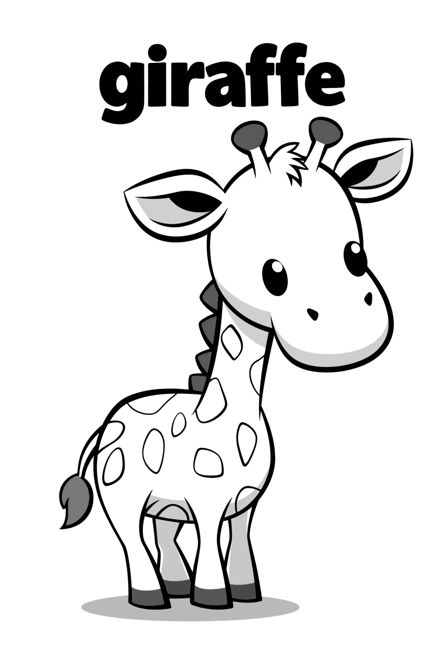 Giraffe 012 original repeating artwork