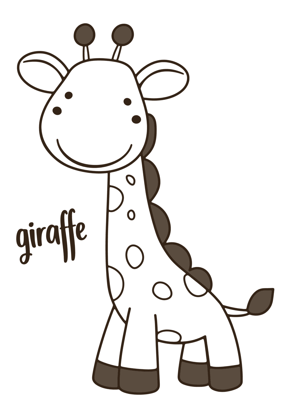 Giraffe Jam original repeating artwork