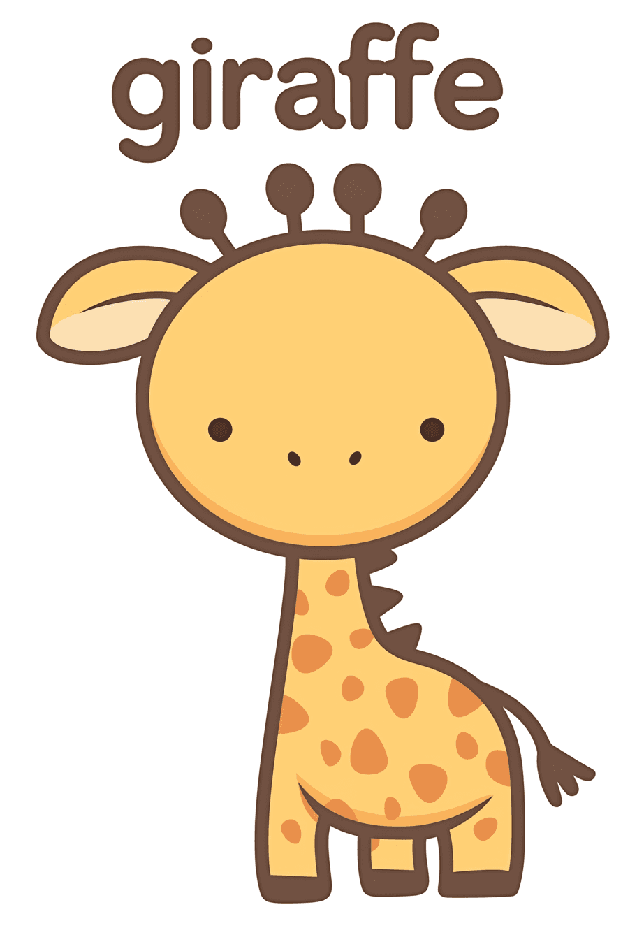 Giraffe Pals original repeating artwork