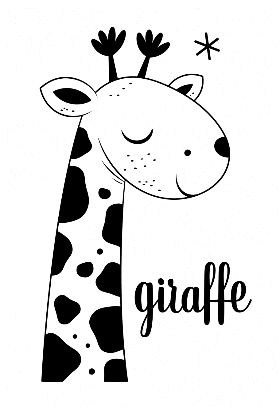 Giraffe 011 original repeating artwork