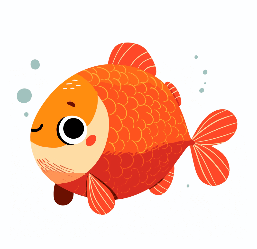 Fish Mark original repeating artwork