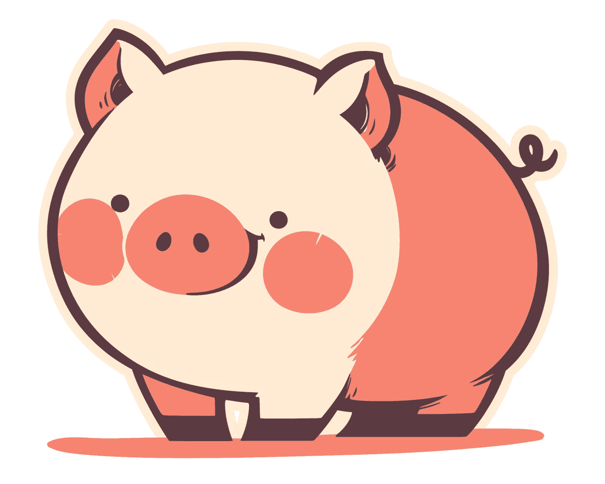 Cute Piglet original repeating artwork
