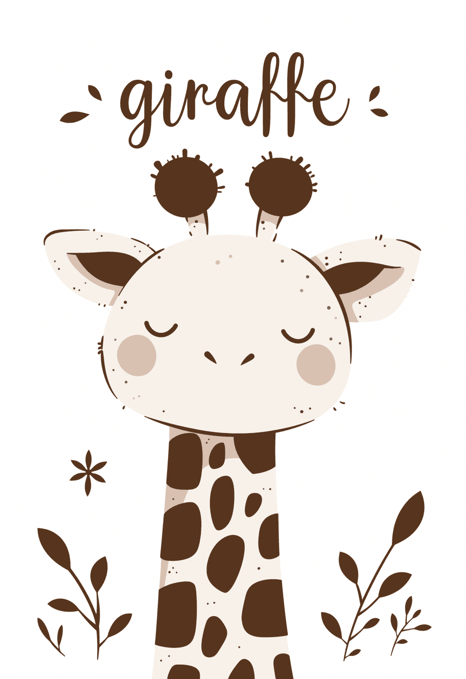 Giraffe 009 original repeating artwork
