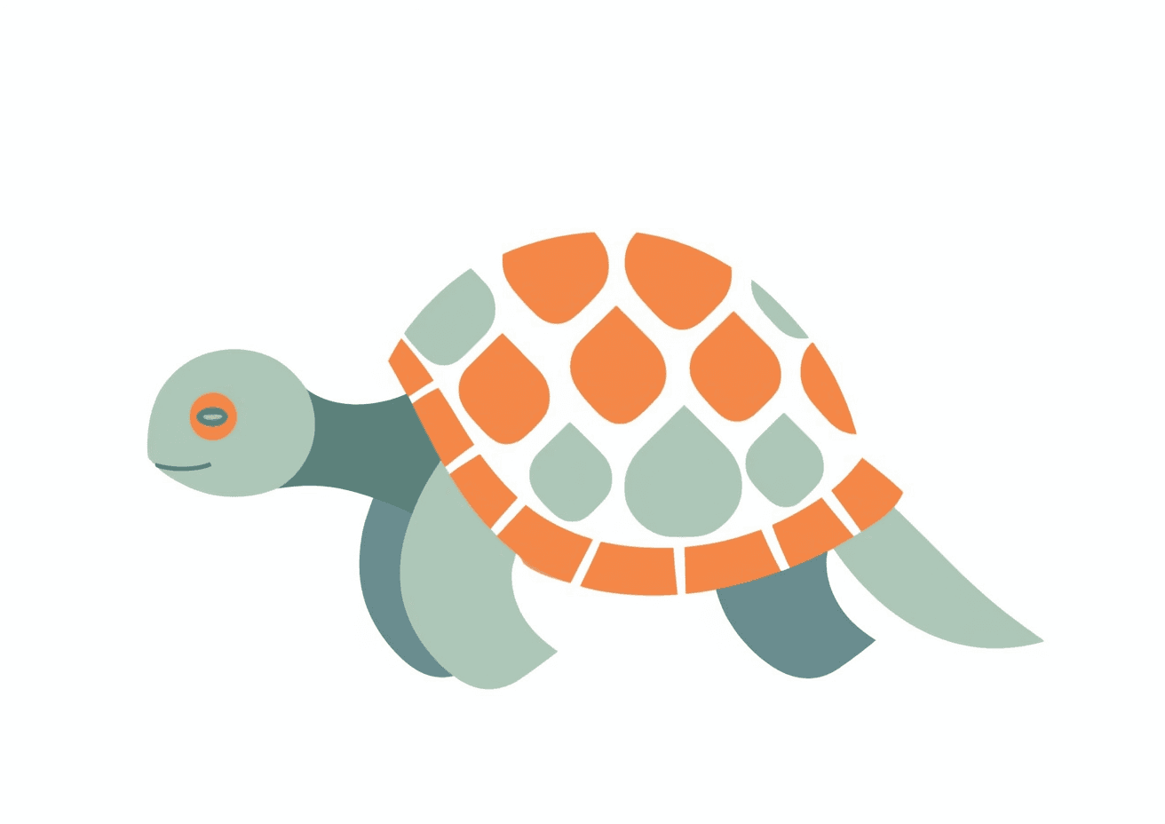 Turtle Club original repeating artwork