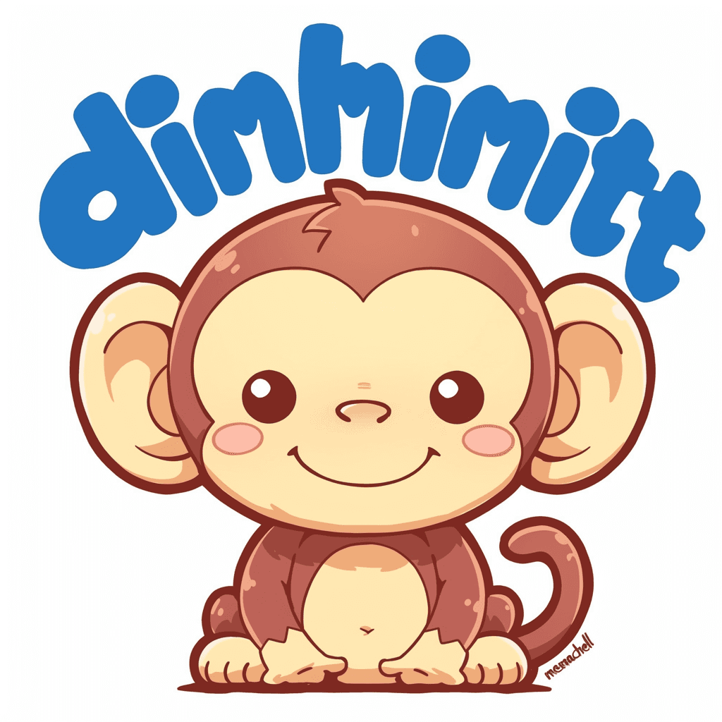 Monkey Ride original repeating artwork