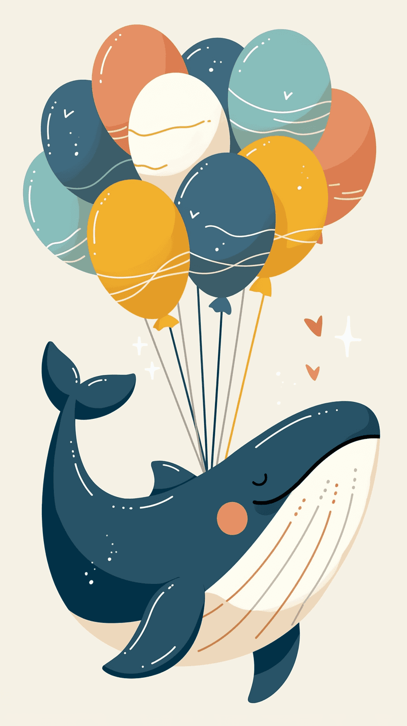 Dolphin Carnival original repeating artwork